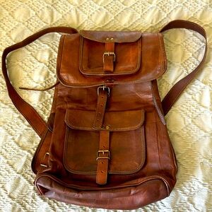 Leather Backpack brand new, never used